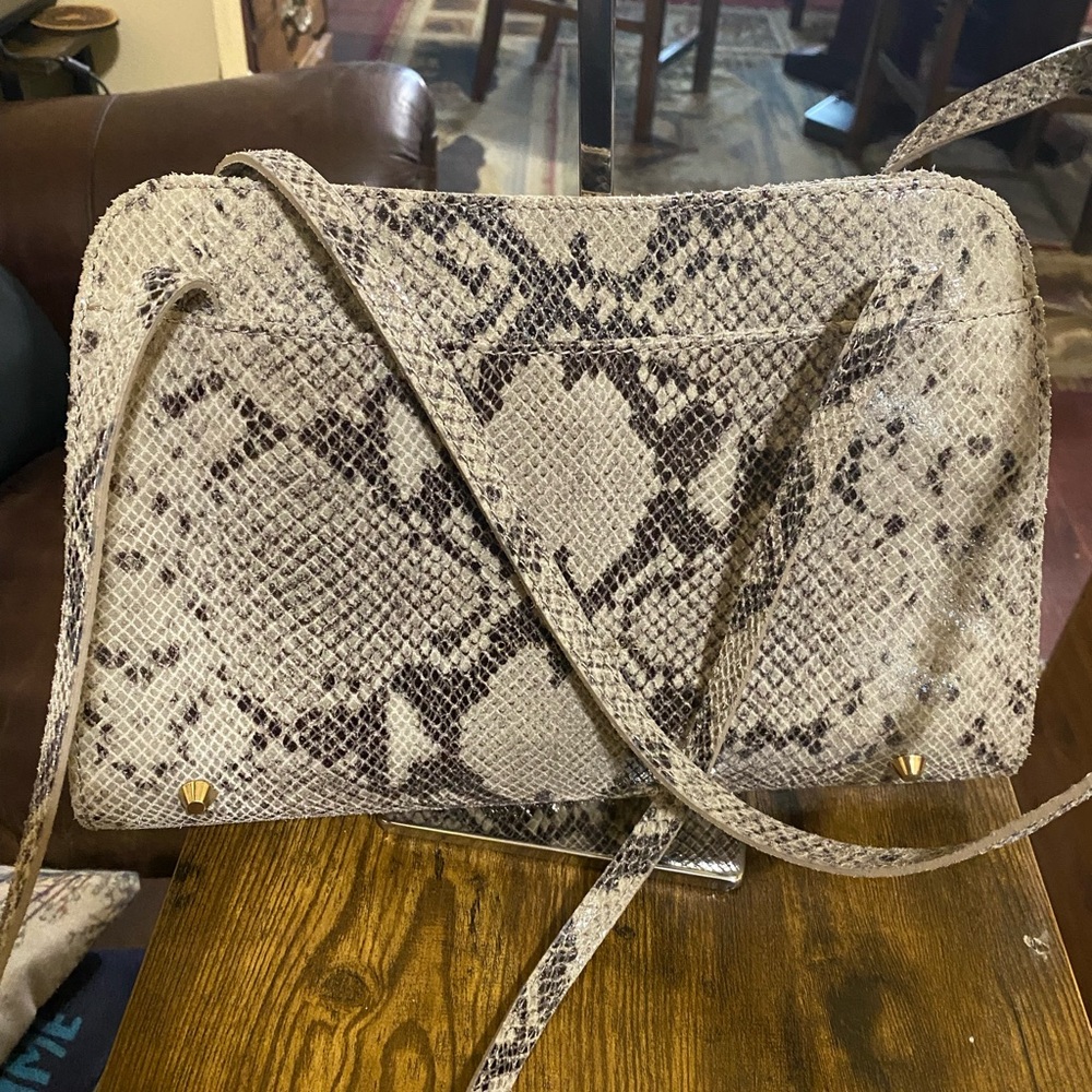 Davina Firenze Snake Print made in Italy leather purse